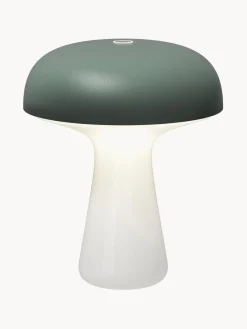 Fashion sompex Petite lampe d'extérieur LED My T, intensité lumineuse variable Vert sauge, blanc