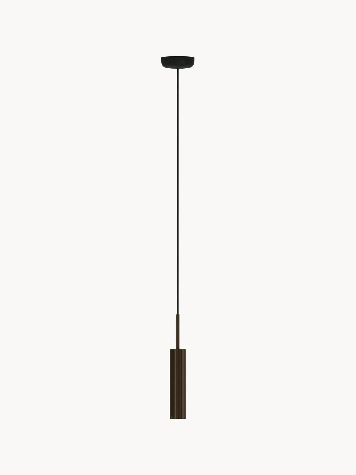 Fashion Audo Copenhagen Petite suspension avec surface striée Tubulaire, haut. 24 cm