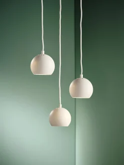 Clearance Frandsen Petite suspension boule Ball Blanc, mat