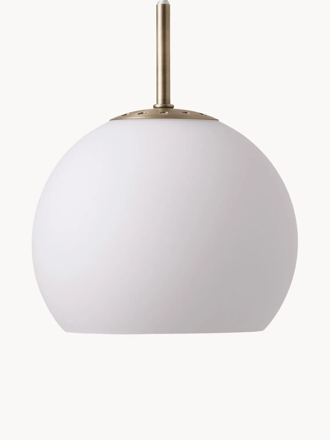 Clearance Frandsen Petite suspension boule Ball, tailles variées Blanc, mat