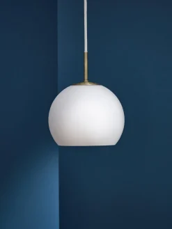 Clearance Frandsen Petite suspension boule Ball, tailles variées Blanc, mat