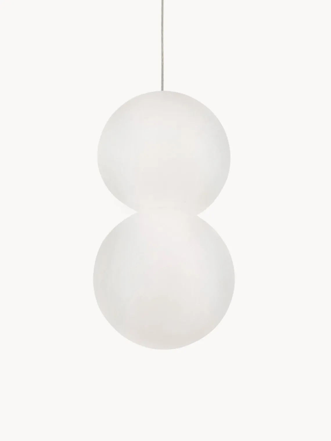 Clearance Nova Luce Petite suspension design en verre et béton Zero