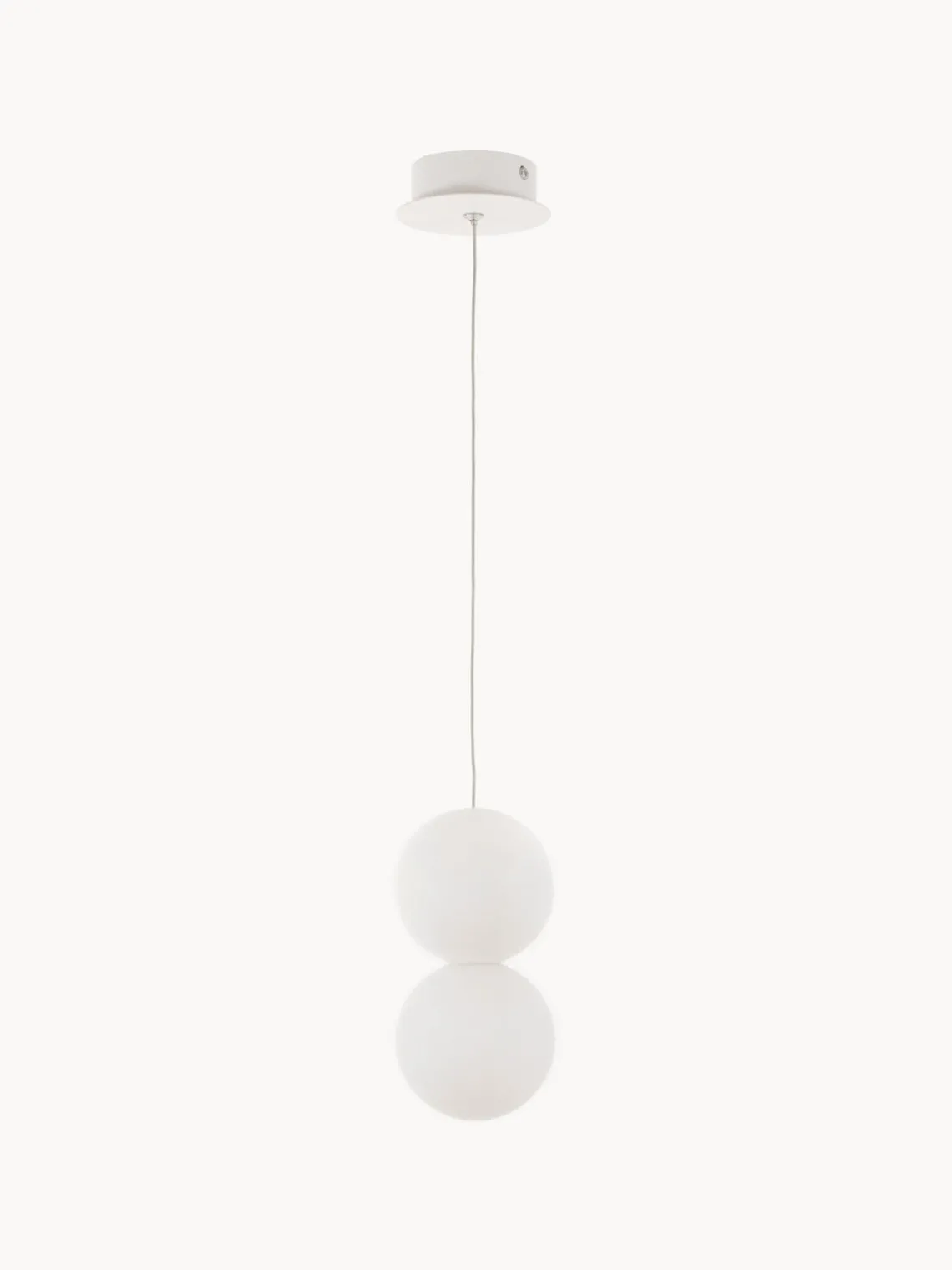 Clearance Nova Luce Petite suspension design en verre et béton Zero