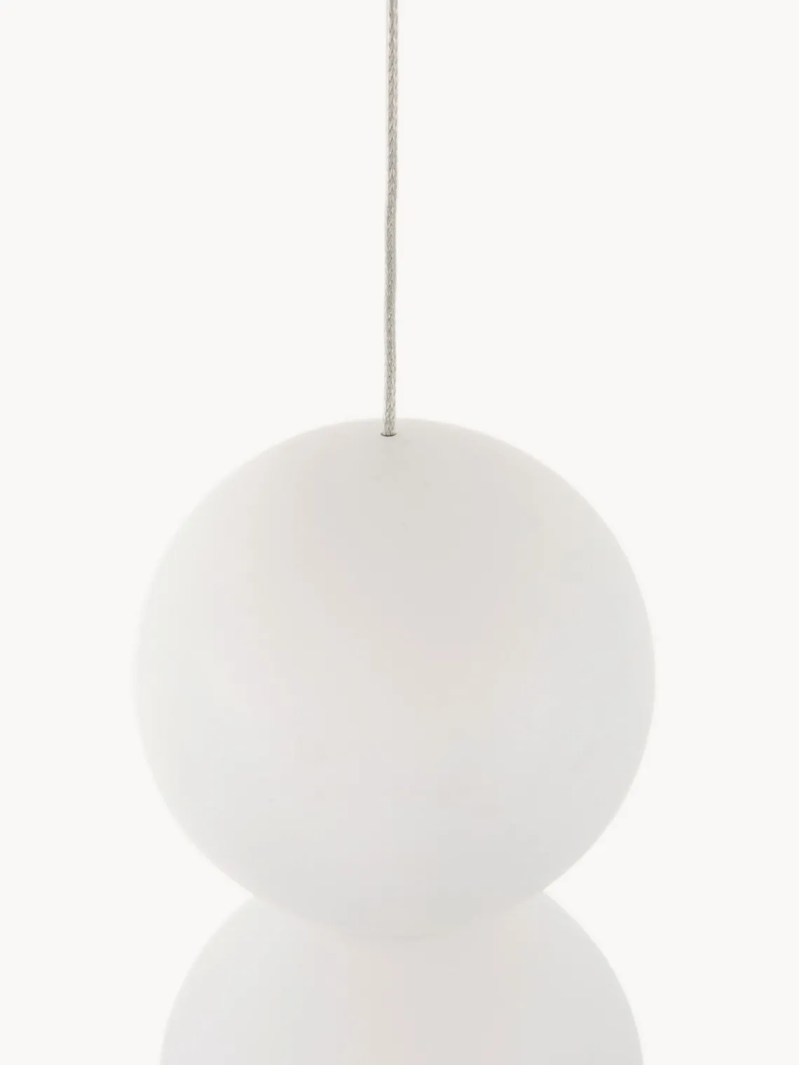 Clearance Nova Luce Petite suspension design en verre et béton Zero