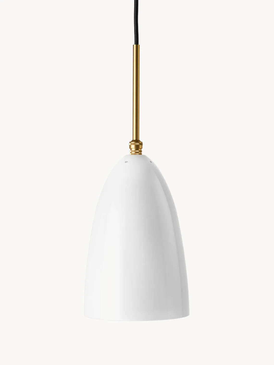Fashion GUBI Petite suspension Gräshoppa Blanc, haute brillance