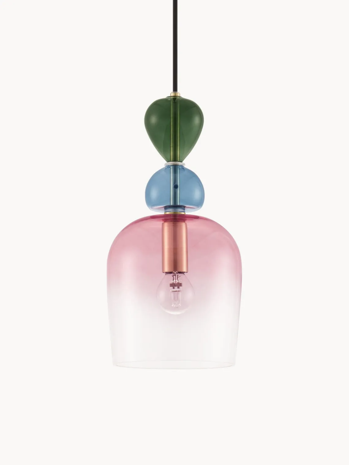 Sale Nova Luce Petite suspension Murano