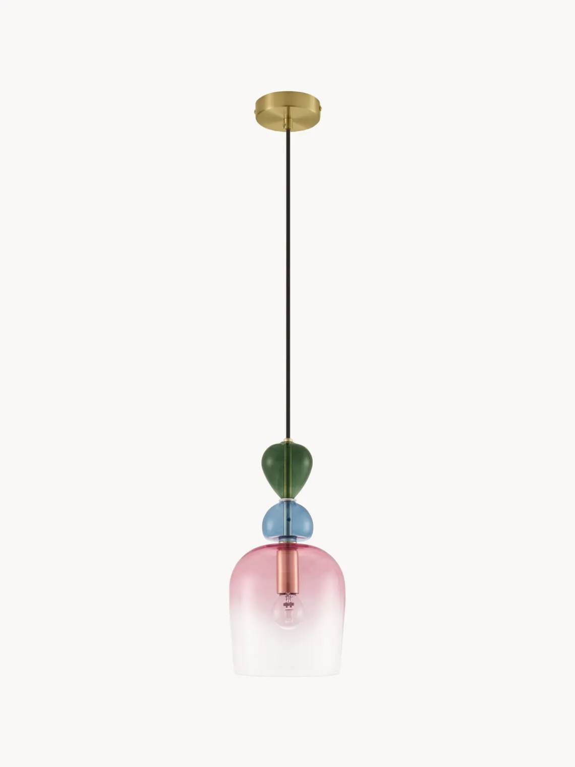 Sale Nova Luce Petite suspension Murano