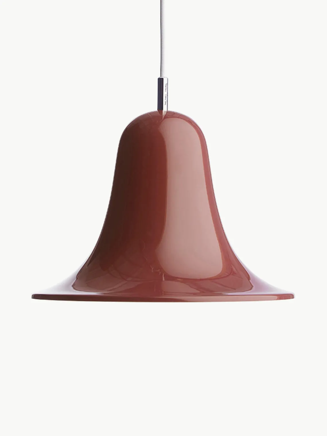 Sale Verpan Petite suspension Pantop, design Verner Panton Lie de vin, haute brillance