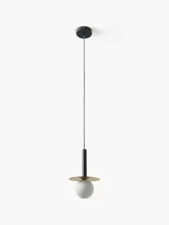 Outlet Houseof Petite suspension Plate Blanc, anthracite, doré