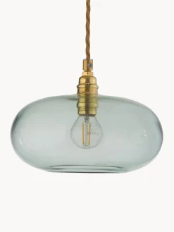 Outlet EBB & FLOW Petite suspension soufflée bouche Horizon Gris, doré