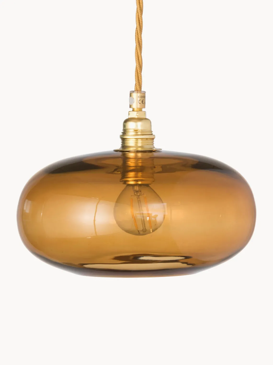 Sale EBB & FLOW Petite suspension soufflée bouche Horizon Brun clair, doré