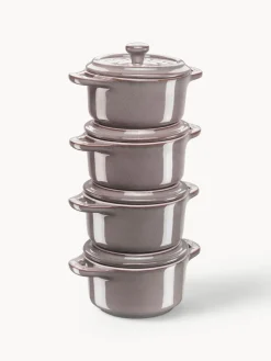 Sale Staub Petits pots Mini Cocotte, 4 pièces Grège