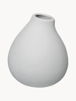 Sale blomus Petits vases en porcelaine Nona, 3 élém. Gris clair