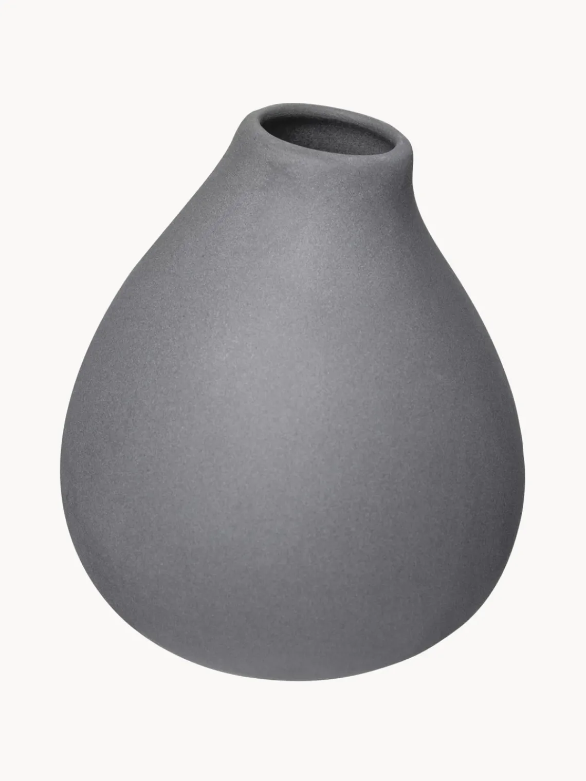 Discount blomus Petits vases en porcelaine Nona, 3 élém. Gris foncé