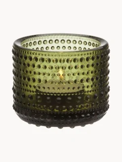 Discount iittala Photophore en verre Kastehelmi Gris, transparent