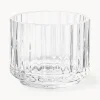 Best Lyngby Porcelaen Photophore en verre soufflé bouche strié Lyngby
