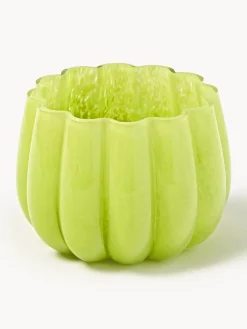 Best Pols Potten Photophore en verre soufflé Melon Vert clair