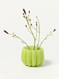 Best Pols Potten Photophore en verre soufflé Melon Vert clair