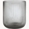 Outlet blomus Photophore en verre strié Ven, haut. 16 cm