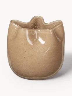 Sale Broste Copenhagen Photophore soufflé bouche Esther Beige