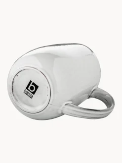 Best Broste Copenhagen Pichet à lait artisanal Nordic Sand, 1 L Gris clair, chiné