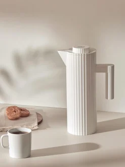New ALESSI Pichet isotherme Plissé, 1 L Blanc
