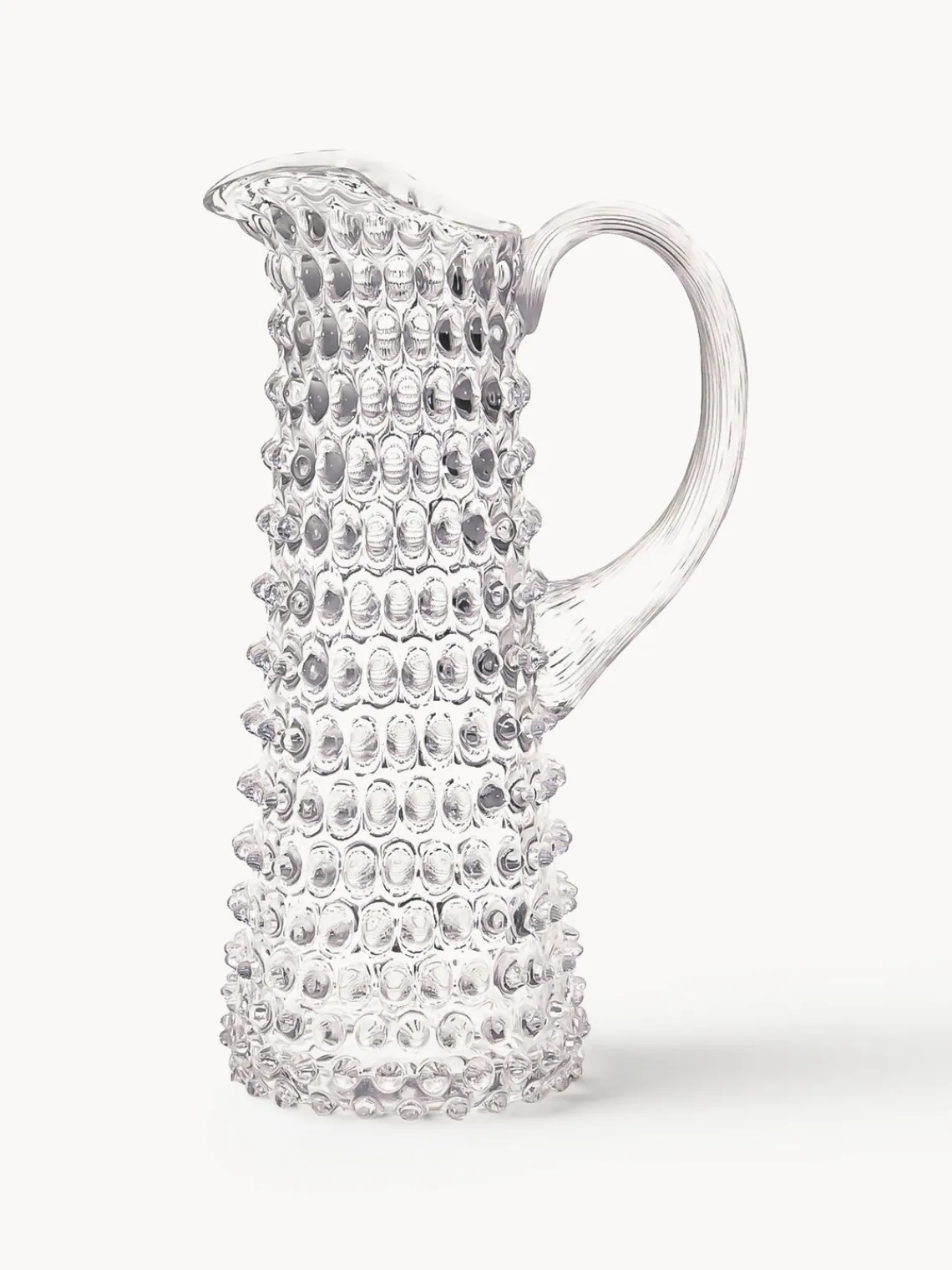 Discount ANNA VON LIPA Pichet soufflé bouche avec structure cloutée Eiffel, 1 L