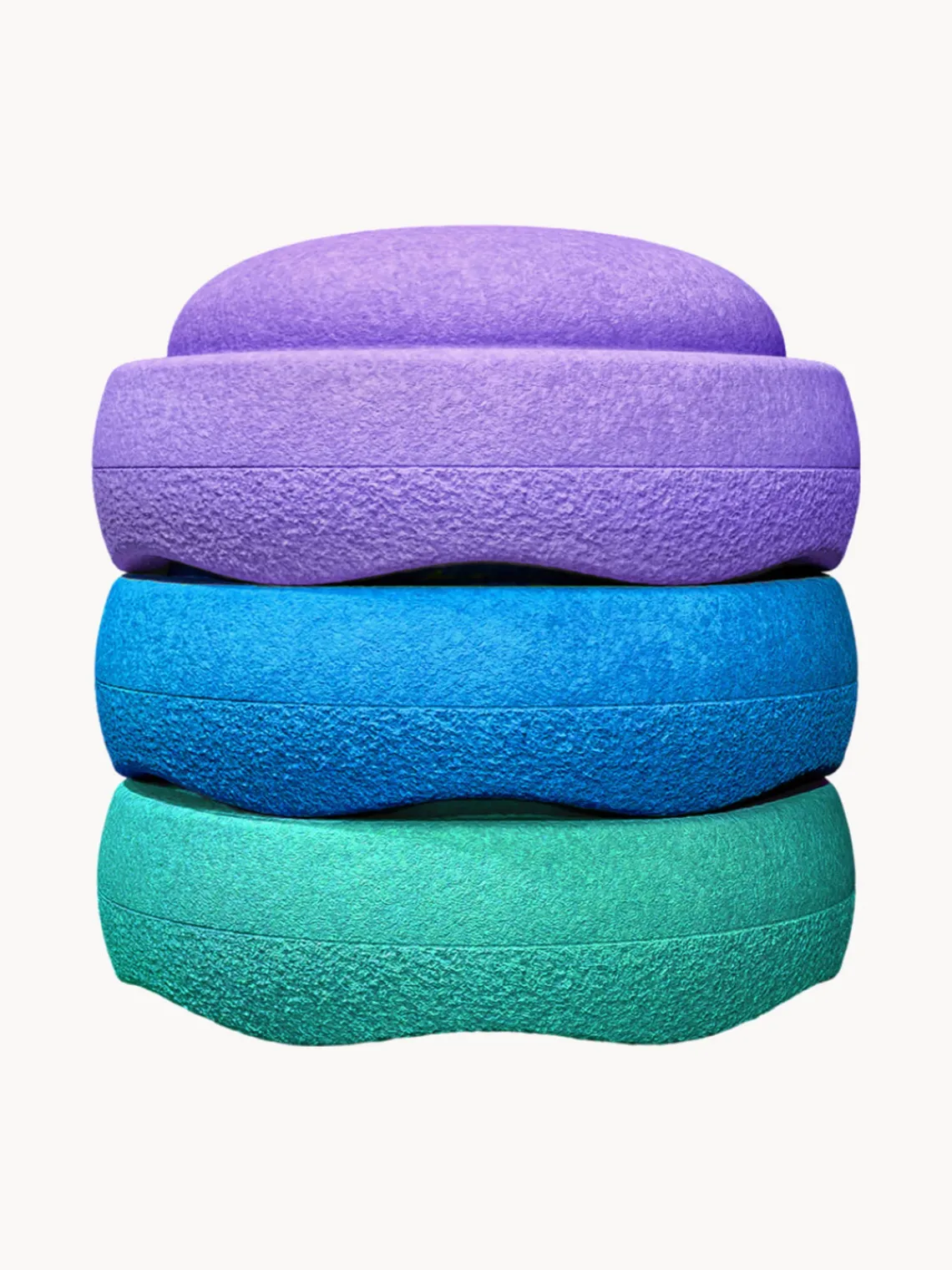 Fashion Stapelstein Pierres à empiler Original, 3 élém Lilas, bleu, vert turquoise