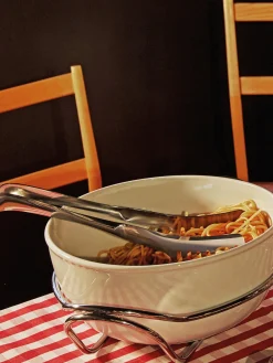 Sale sambonet Pince à spaghetti Living Argenté, polissage haute brillance