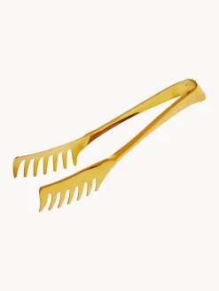Discount sambonet Pince à spaghetti Living Doré, polissage haute brillance