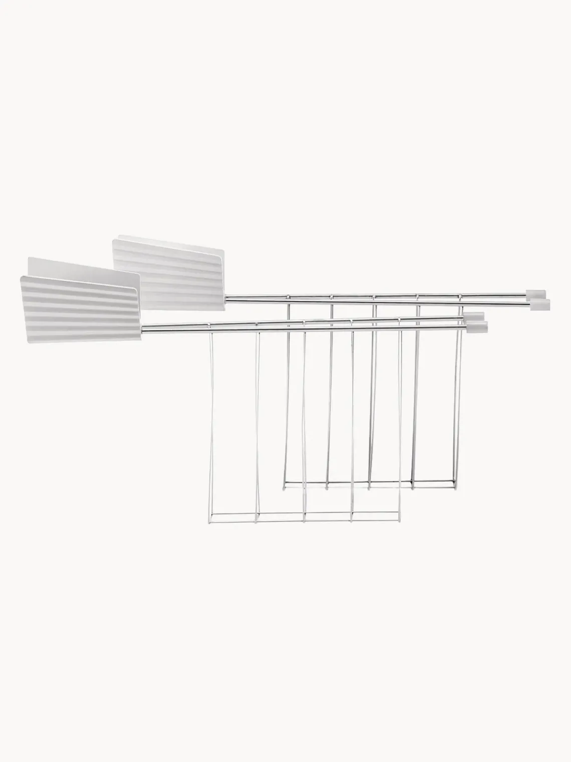 Sale ALESSI Pinces à grille-pain Plissé, 2 pièces Blanc