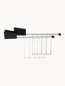 Best ALESSI Pinces à grille-pain Plissé, 2 pièces Noir