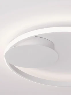 New Nova Luce Plafonnier LED Fuline, intensité lumineuse variable Blanc