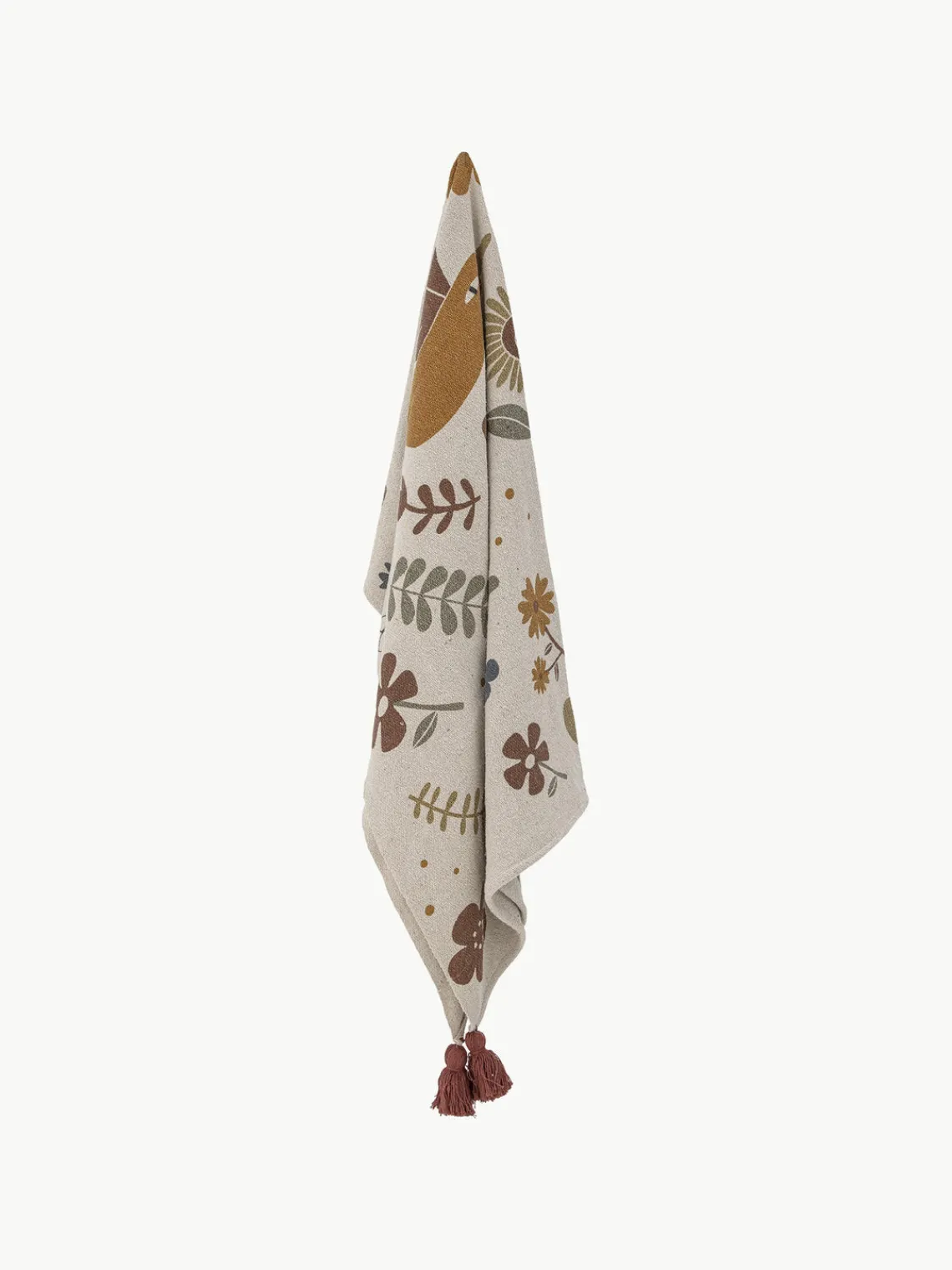 Clearance Bloomingville Mini Plaid avec houppes Bryn