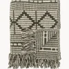 Outlet Bloomingville Plaid avec motif ornemental Gutte