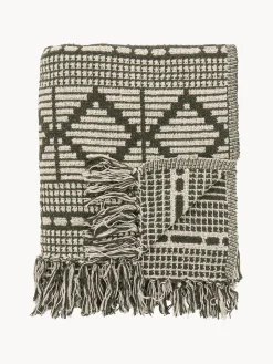 Outlet Bloomingville Plaid avec motif ornemental Gutte