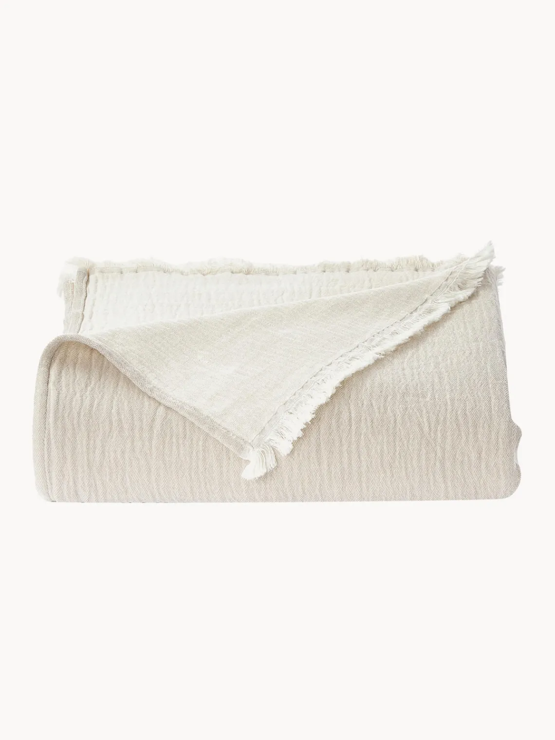 Hot Kristina Dam Plaid en coton Architecture Beige clair, blanc cassé