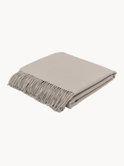 Sale Elvang Plaid en laine d'alpaga Luxury Grège