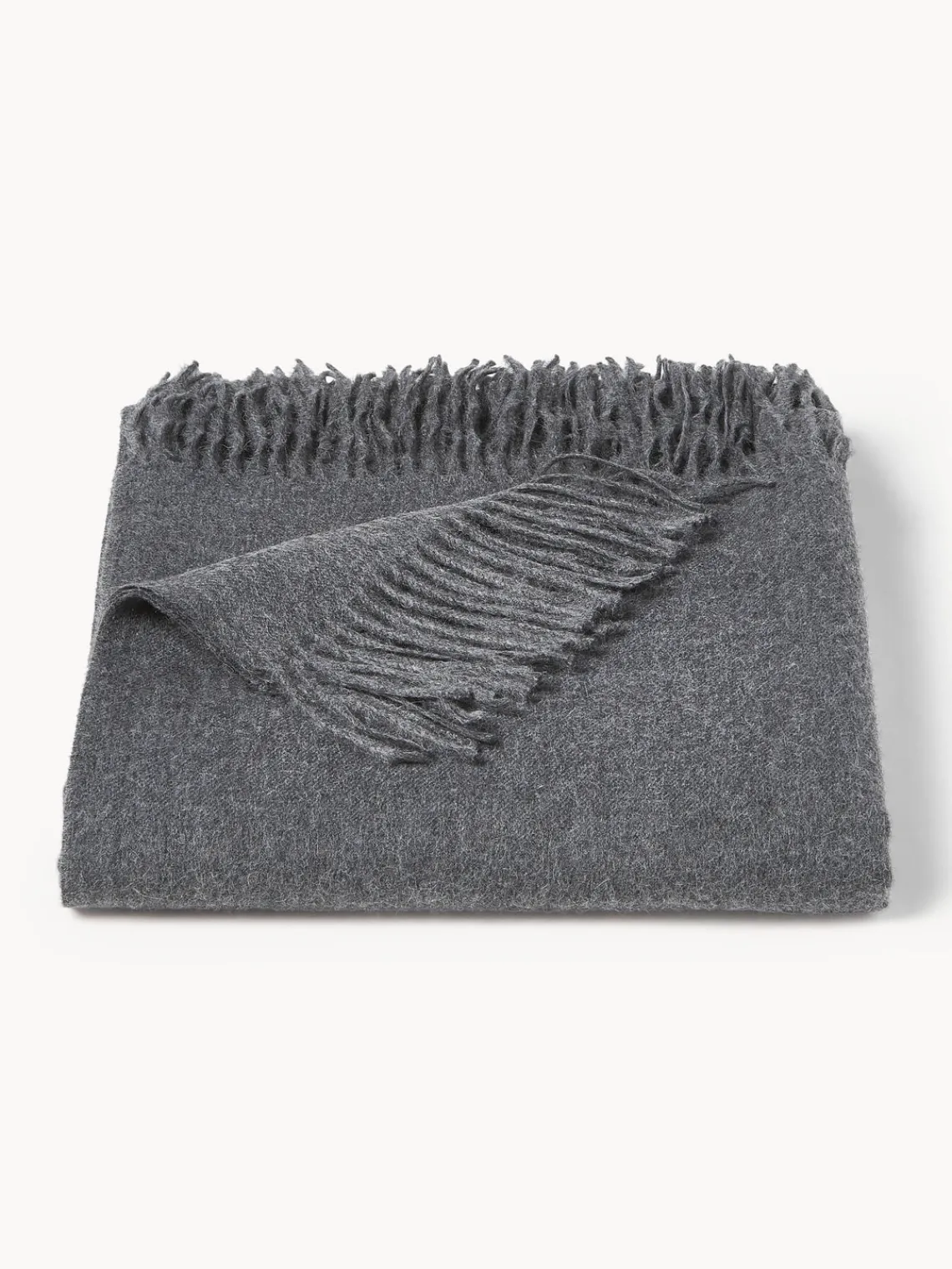 Online Elvang Plaid en laine d'alpaga Luxury Gris foncé