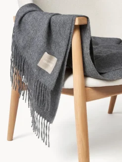 Online Elvang Plaid en laine d'alpaga Luxury Gris foncé