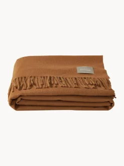 Clearance Elvang Plaid en laine d'alpaga Luxury Brun