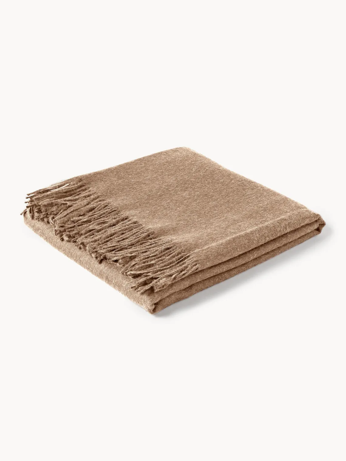 Hot Elvang Plaid en laine d'alpaga Luxury Nougat