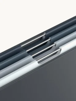 New Joseph Joseph Planches à découper avec support Folio, 5 élém. Anthracite, tons gris et bleus