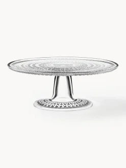 New iittala Plat à gâteau en verre Kastehelmi