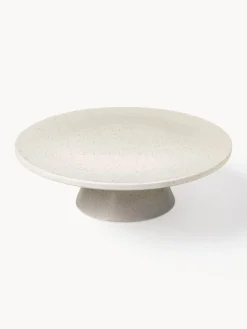 Sale Broste Copenhagen Plat à gâteau Nordic Vanilla Blanc cassé, chiné