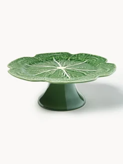 Sale BORDALLO PINHEIRO Plat à gâteau peint à la main Cabbage