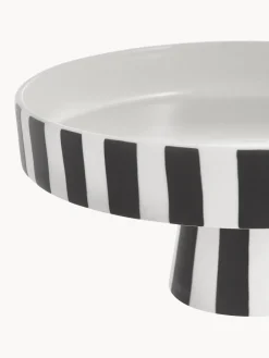 Online Oyoy Living Design Plat à gâteaux en céramique Toppu Noir, blanc