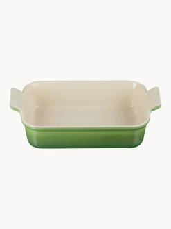 Hot LE CREUSET Plat de cuisson rectangulaire Tradition Tons verts, haute brillance