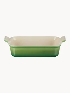 Hot LE CREUSET Plat de cuisson rectangulaire Tradition Tons verts, haute brillance