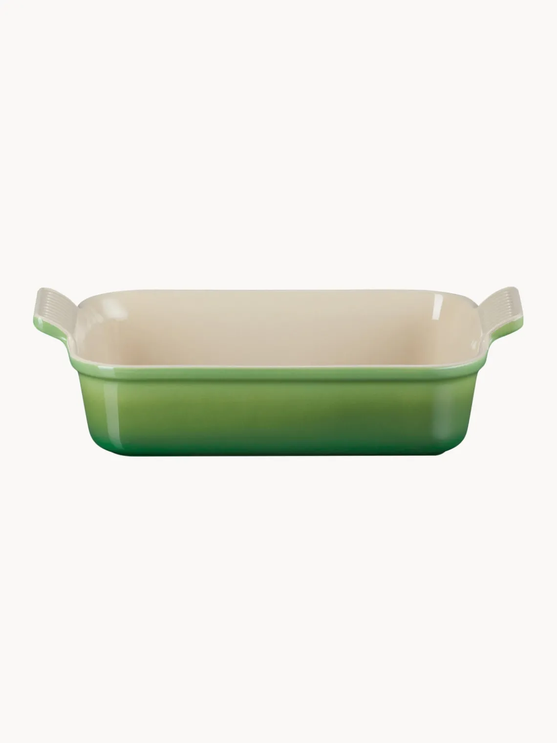 Hot LE CREUSET Plat de cuisson rectangulaire Tradition Tons verts, haute brillance